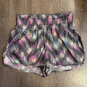 Free People The Way Home Printed Shell Running Shorts – XL